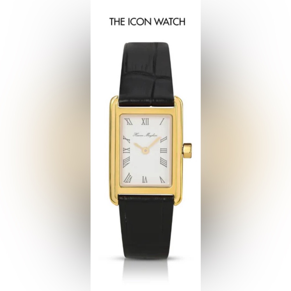 Gold and Black Icon Watch